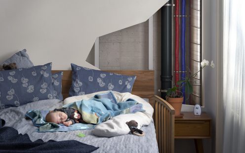 Namuose su Master3Plus vidaus nuotekų sistema iš polipropileno visi miega kaip kūdikiai