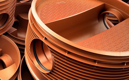 Pipelife PRO sewage manholes and chambers are designed to withstand extreme temperature fluctuations while exhibiting outstanding impact resistance. 