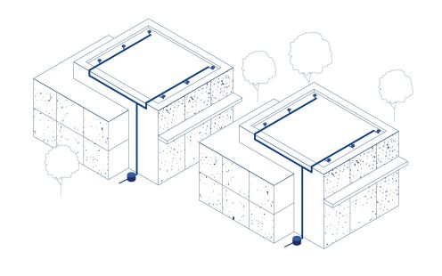 Drenažo sistemos apsaugo pastatų kontrukcijas